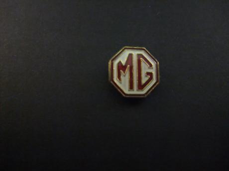 MG oldtimer logo achtkantig model